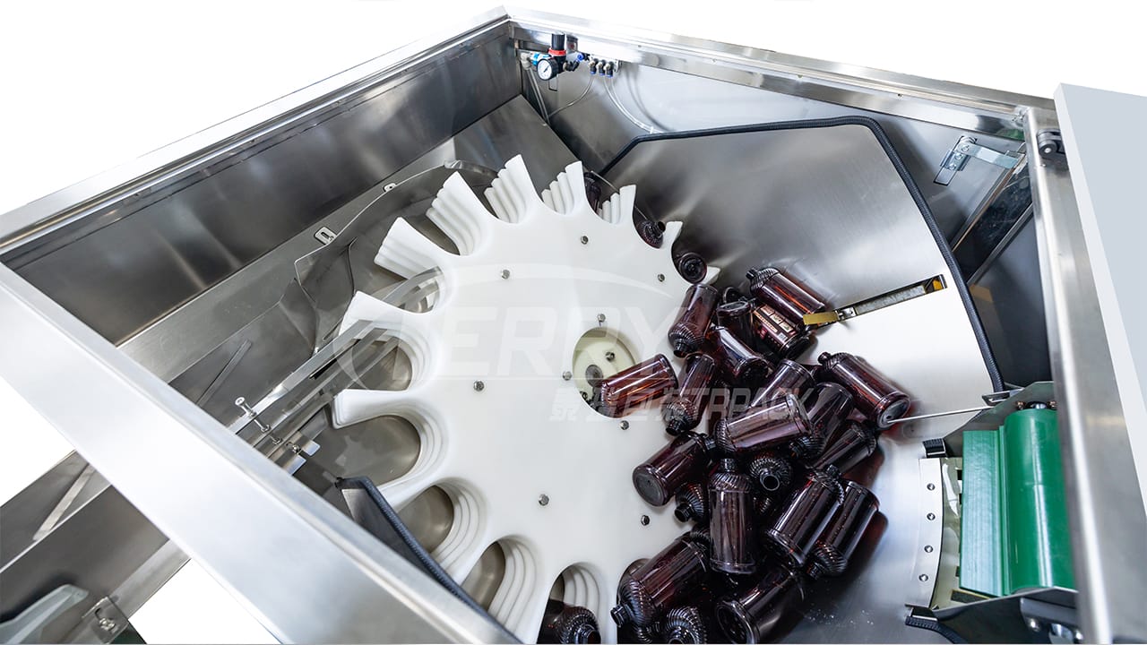 TRPACK LP Automatic 500ML Bottle Unscrambler Machine bottle sorting and unscrambler mechanism