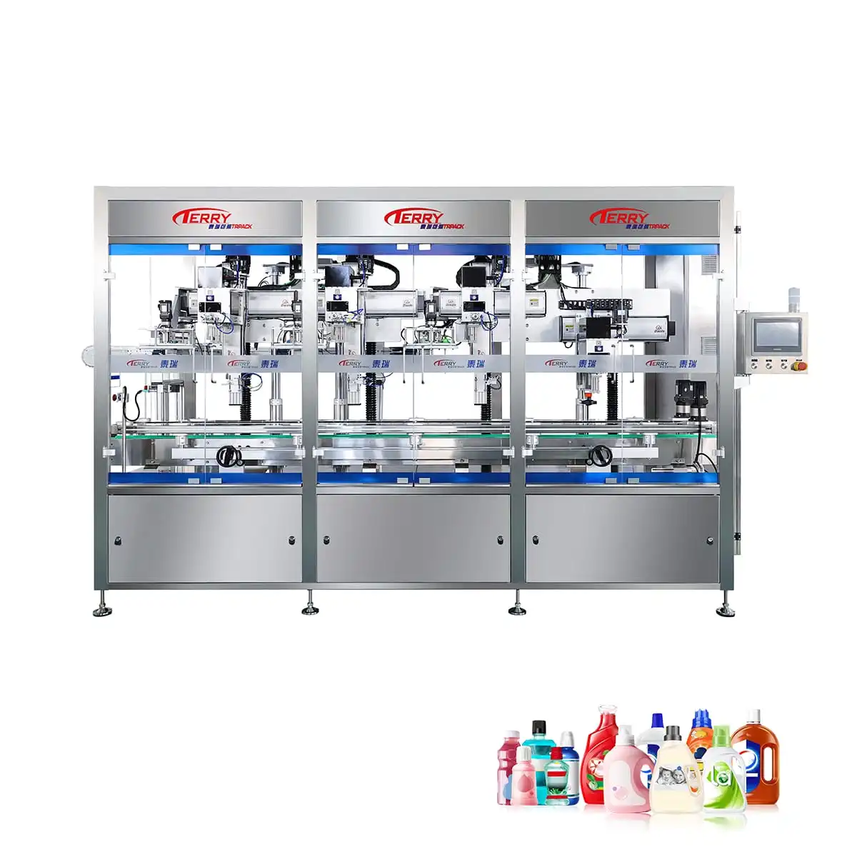 TR-XG-2S Automatic Servo Motor Independent Tracking Capping Machine