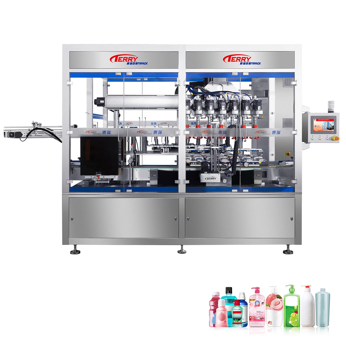 TR-XG-5S Automatic Integrated Tracking Servo Motor Capping Machine