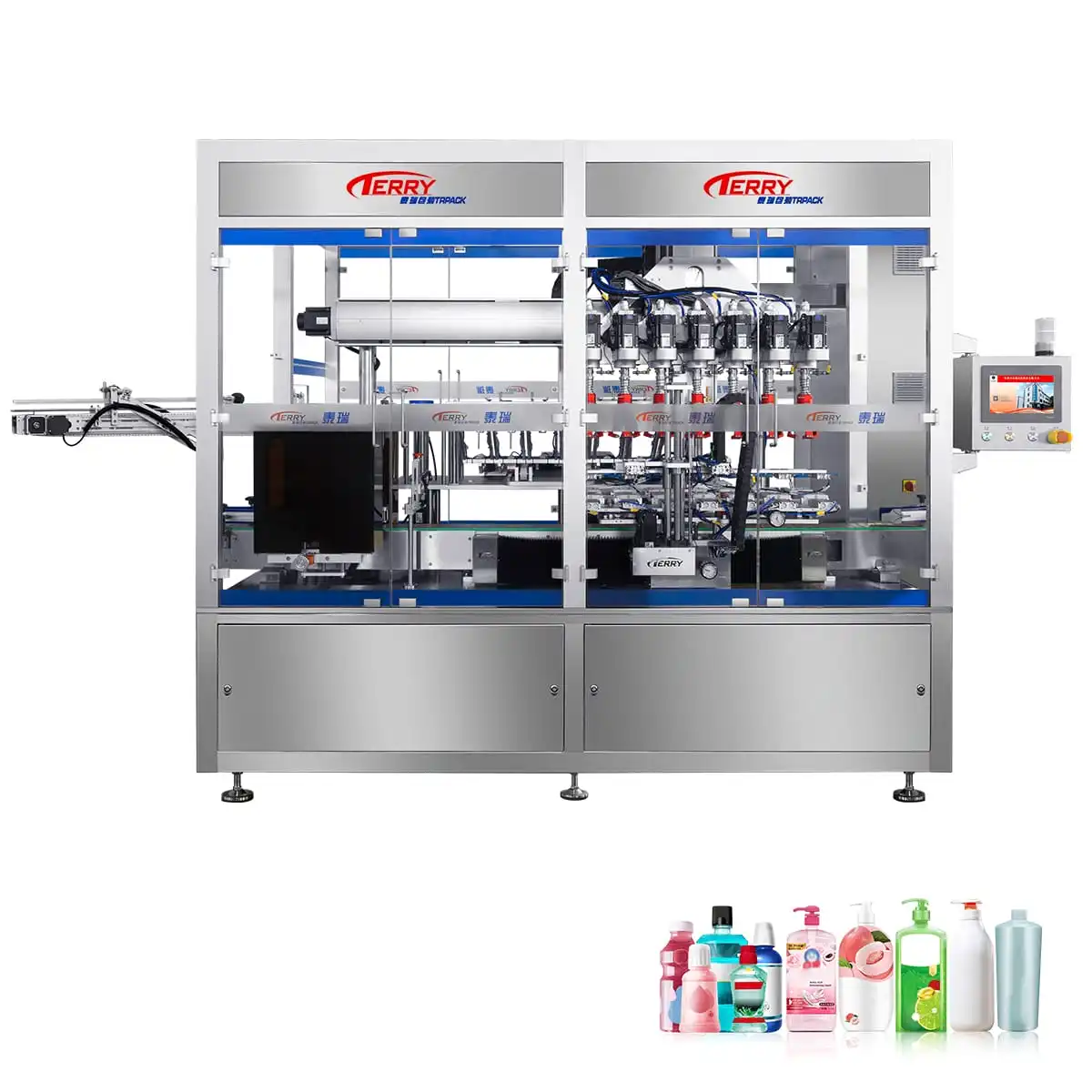 TR-XG-5S Automatic Integrated Tracking Servo Motor Capping Machine