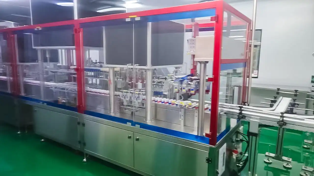 Fully automatic lotion cream filling machine (1)