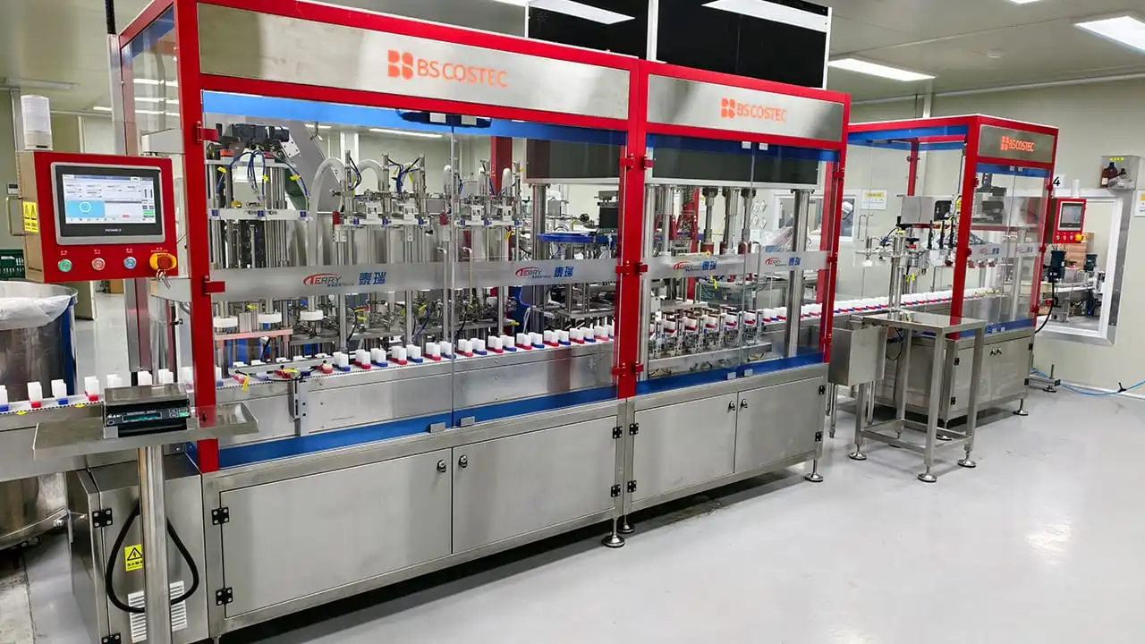 Fully automatic lotion cream filling machine (2)