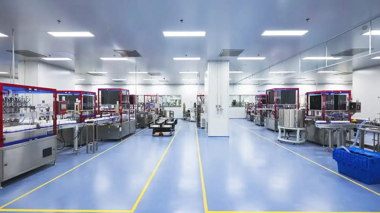 Avg Transportation Trolley, Bottle Picking And Mold Loading Machine, Water And Lotion Line, Carton Machine Project Site (2)