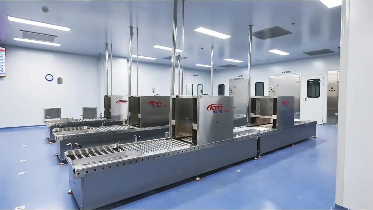 Avg Transportation Trolley, Bottle Picking And Mold Loading Machine, Water And Lotion Line, Carton Machine Project Site (4)