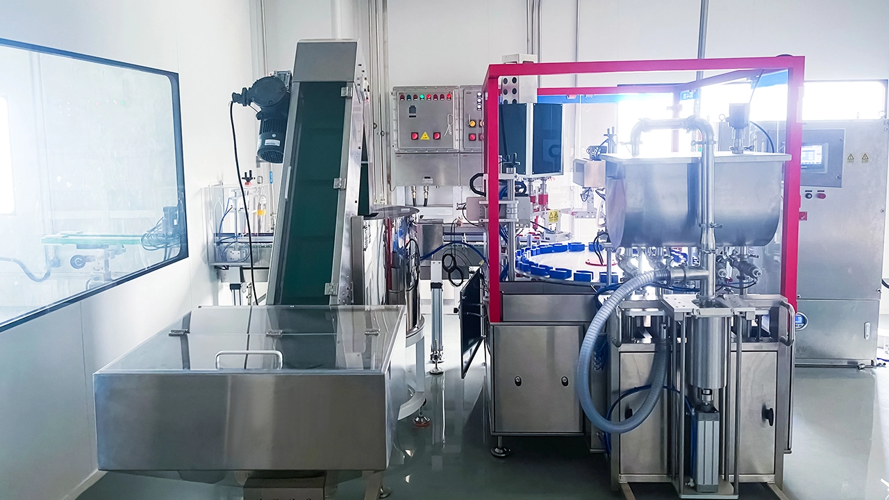 Explosion-Proof Electrical Cabinet, Fully Automatic Explosion-Proof Rotary Filling And Capping Integrated Machine Project Site (3)