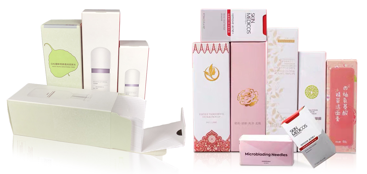 boxes applicable for cartoning machine