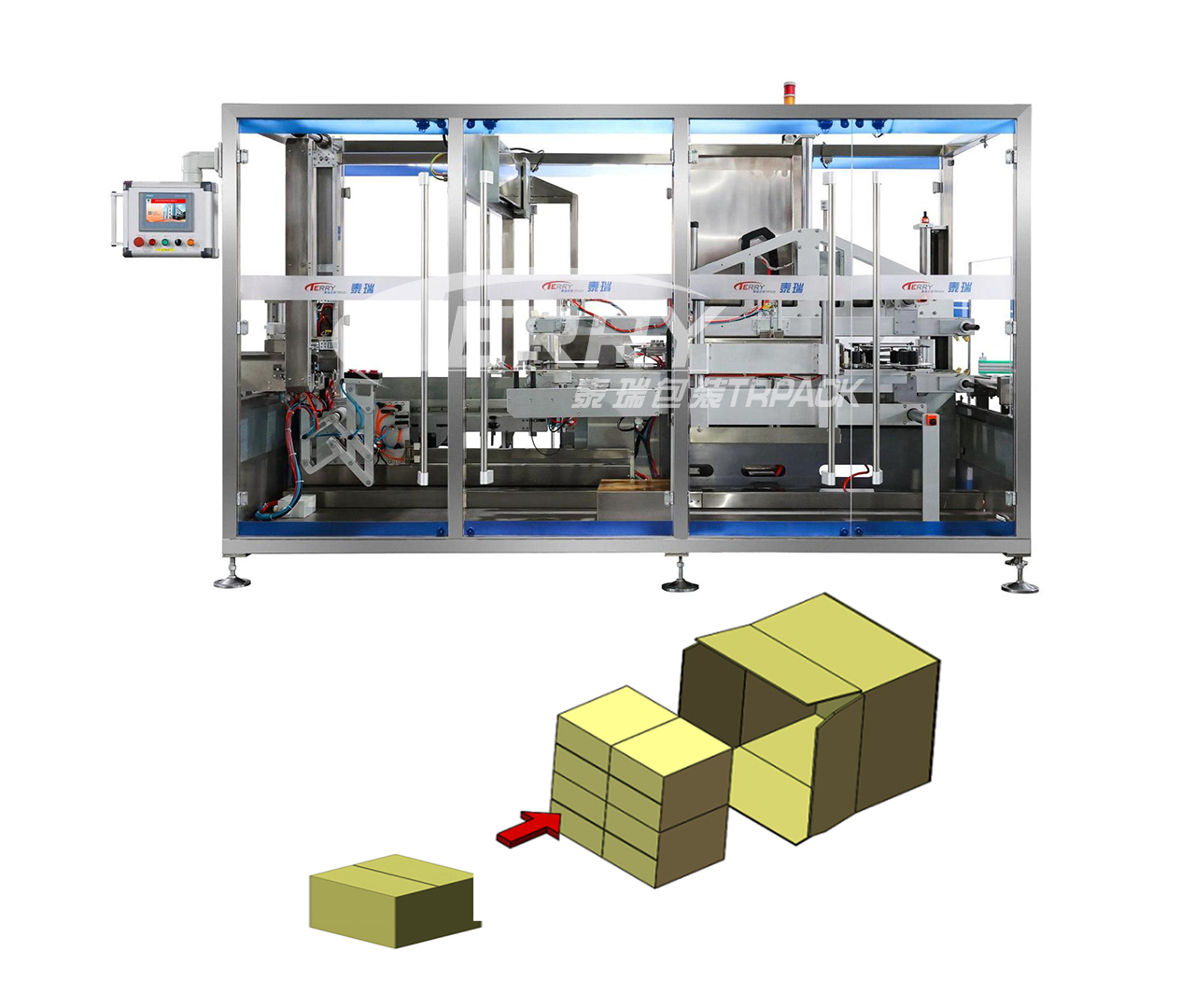 TRPACK Carton Erecting and Sealing Machine